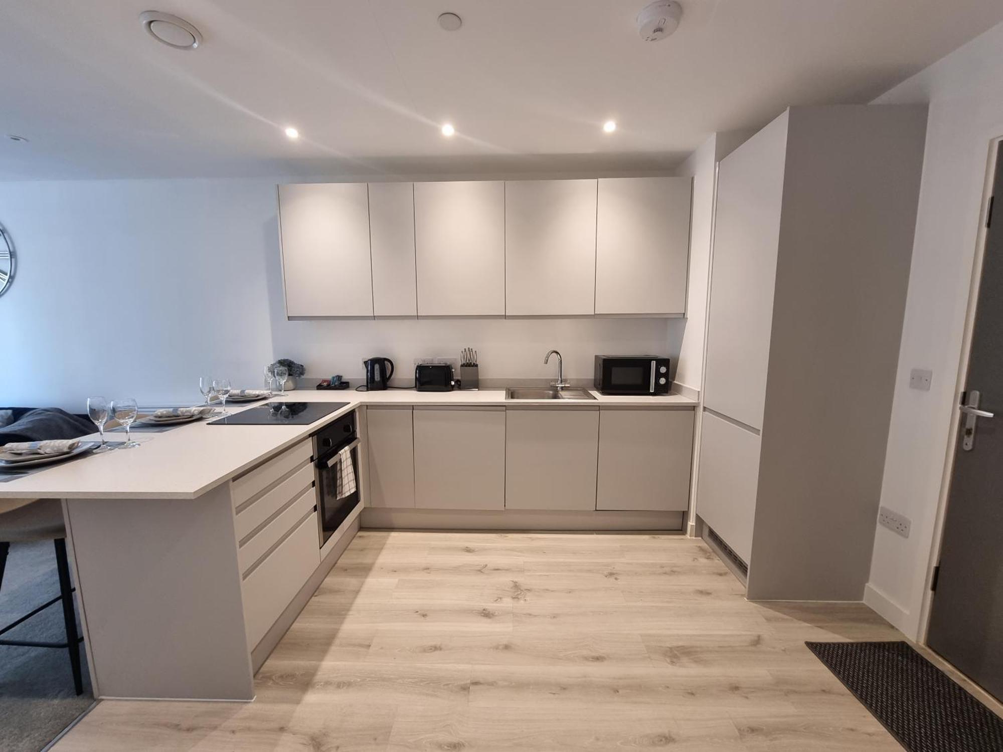 מנצ'סטר Trafford Suite Modern 1 Bed With Cinema Room מראה חיצוני תמונה